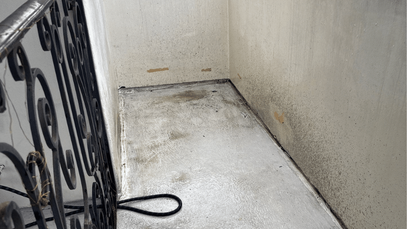bad decking that needs repair